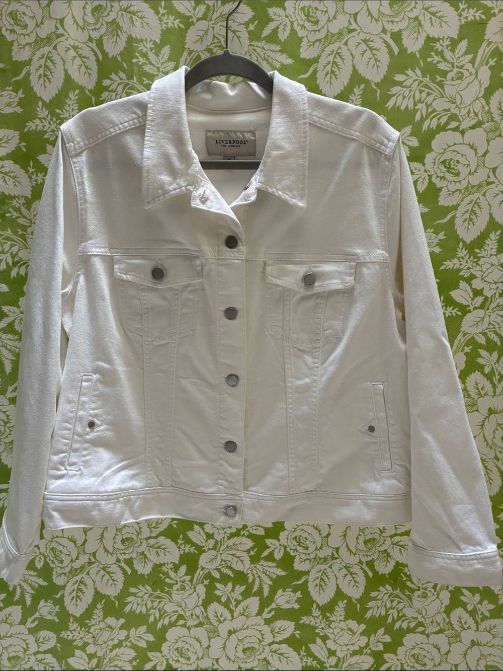 Liverpool Los Angeles White Denim Jean Jacket